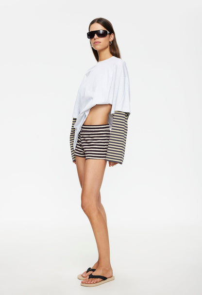 Lioness Fashion Featured Bottega Shirt - Ash Stripe