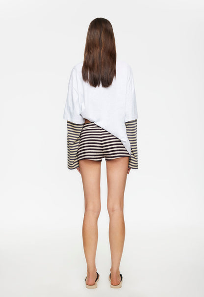 Lioness Fashion Featured Bottega Shirt - Ash Stripe