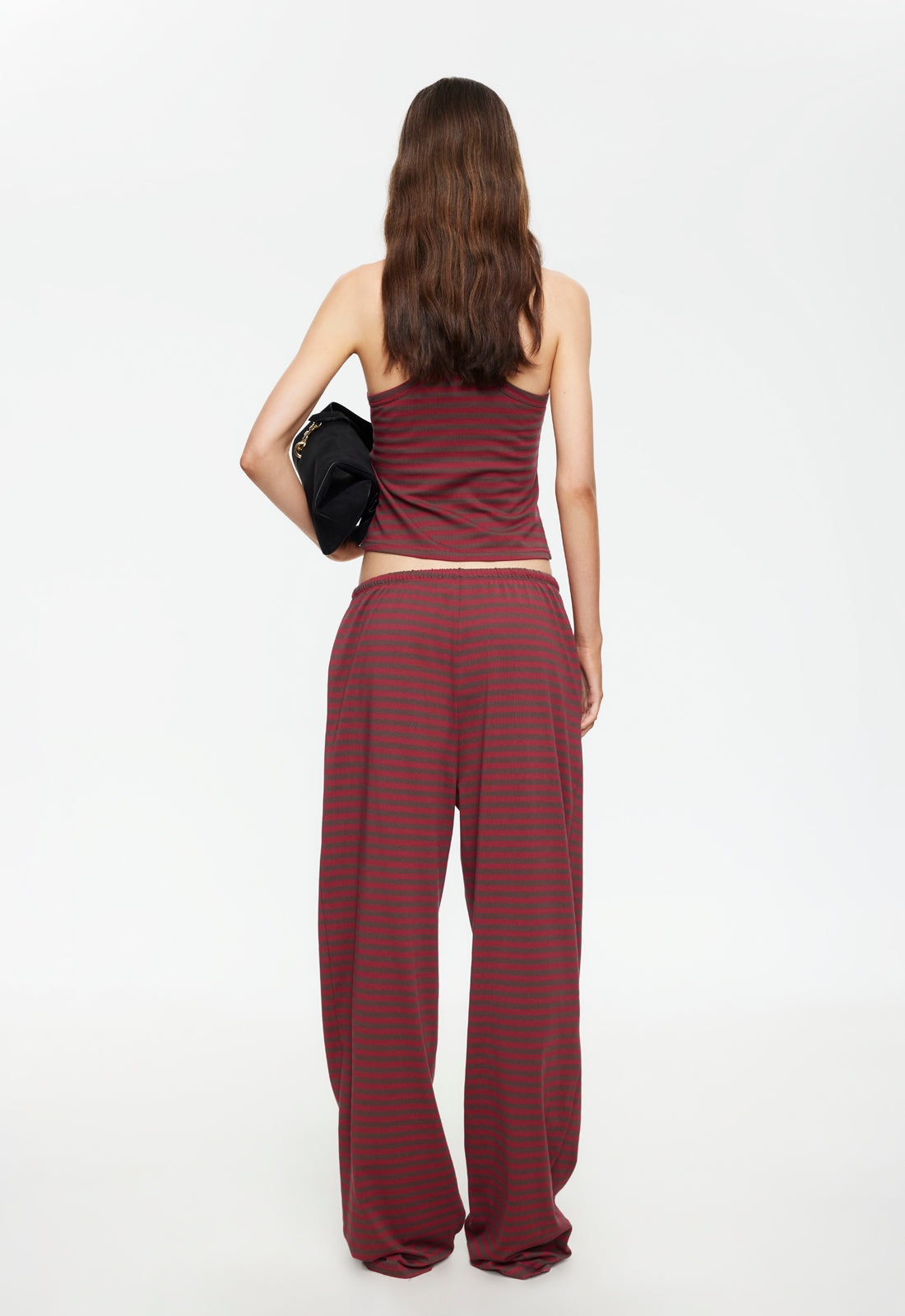 Lioness Fashion Best Seller Lucky Cami - Chocolate Wine Stripe