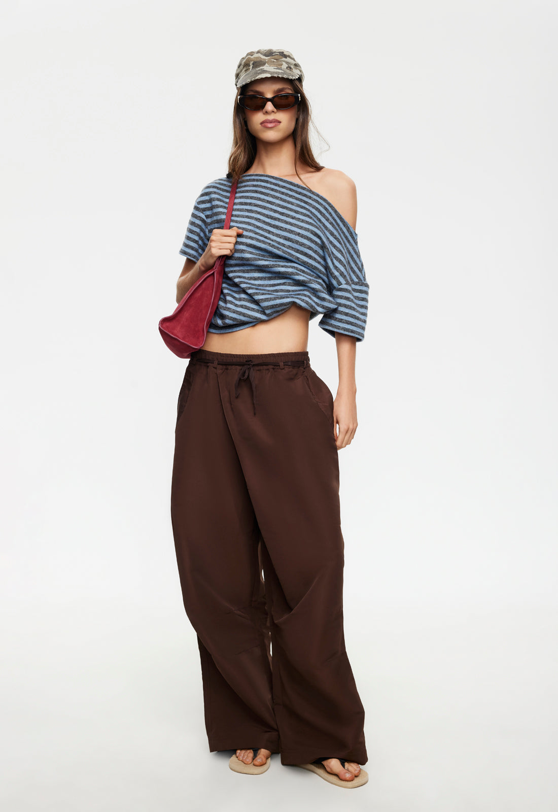 Lioness Fashion Hot Sale Wildlands Tee - Grey Blue Stripe