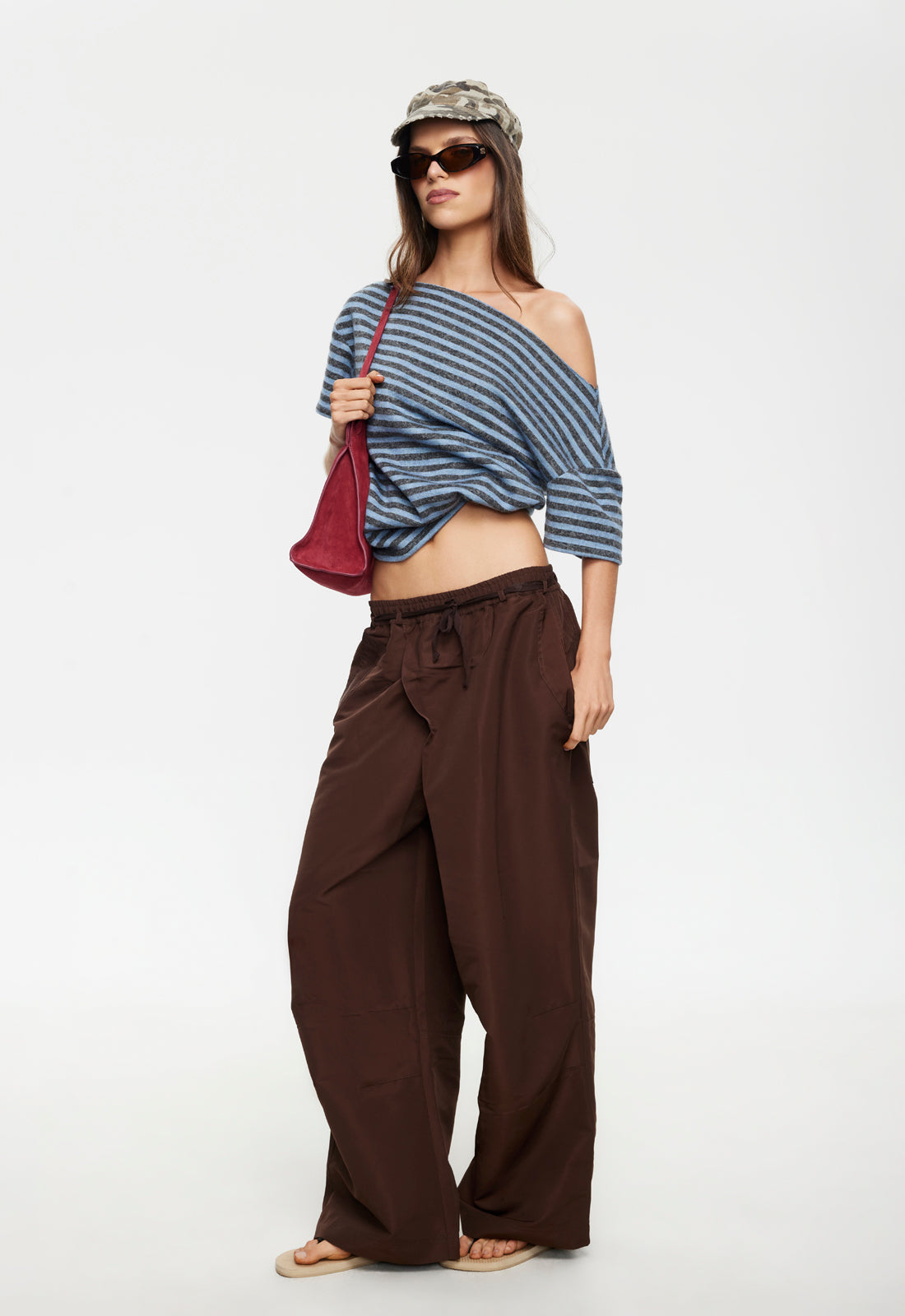 Lioness Fashion Hot Sale Wildlands Tee - Grey Blue Stripe