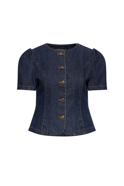 Lioness Fashion Discount FEMME BLOUSE - DARK DENIM