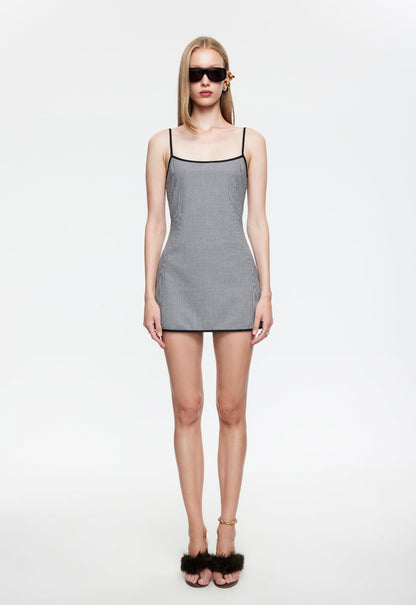 Lioness Fashion Value VOYAGE MINI DRESS - NOIR GINGHAM
