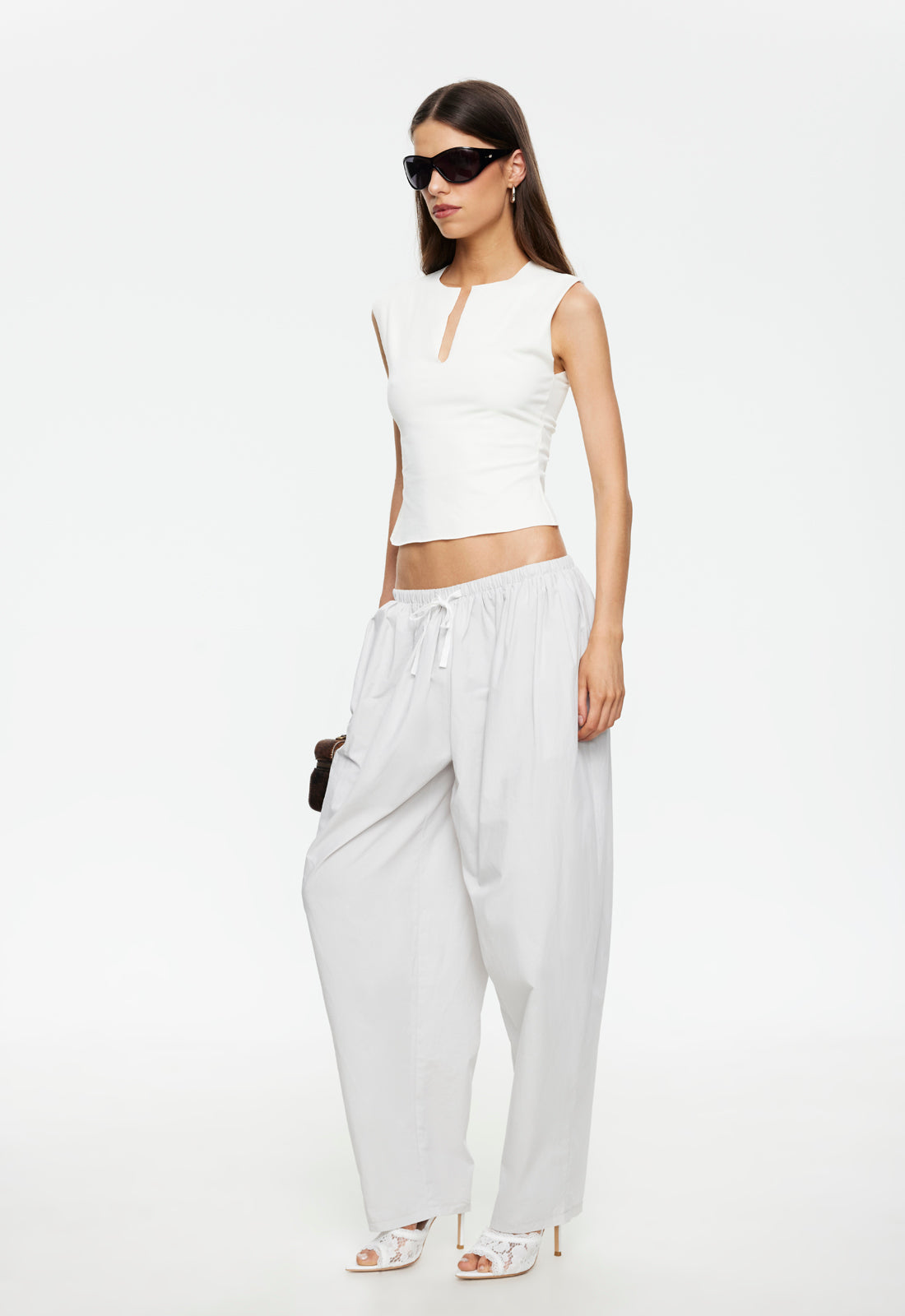 Lioness Fashion Essential AURA PANT - GREY MARLE