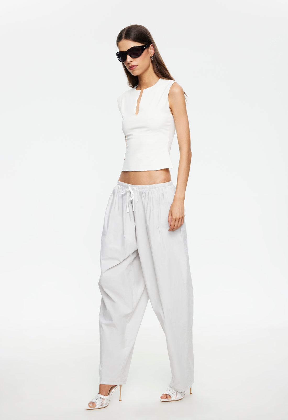 Lioness Fashion Essential AURA PANT - GREY MARLE