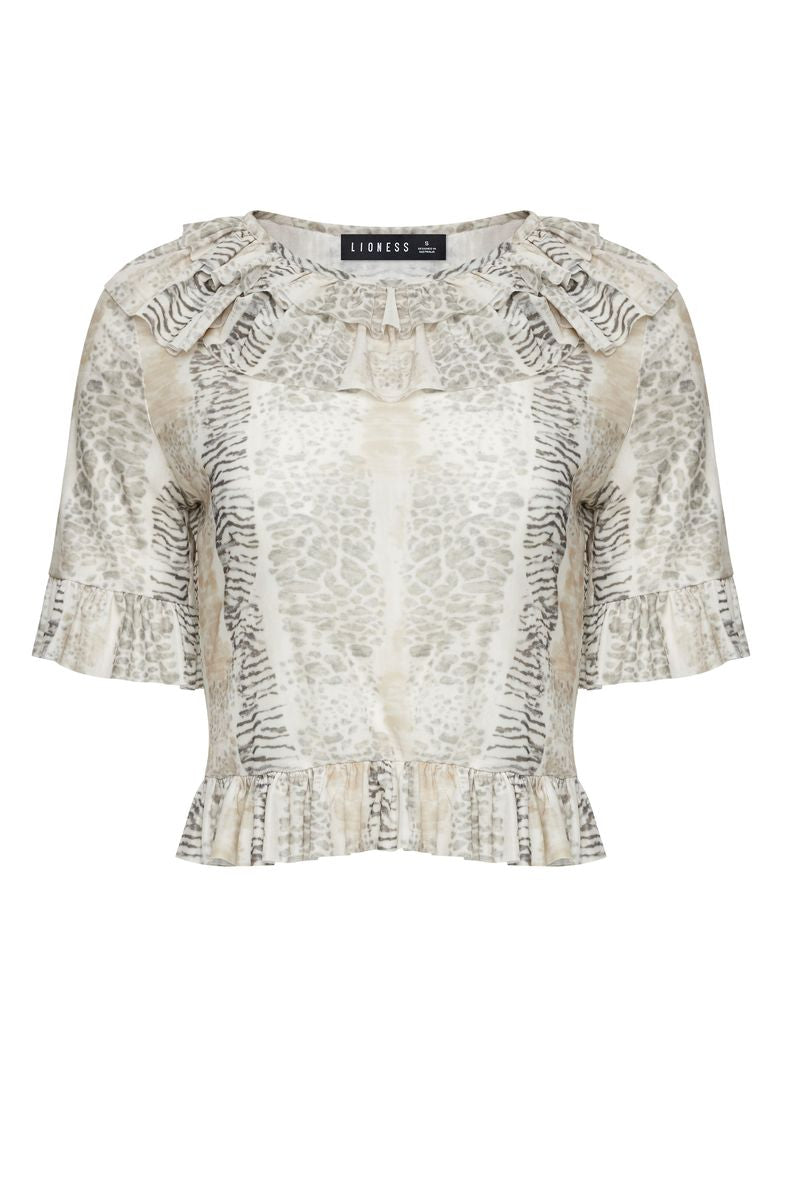 Lioness Fashion Great Value FIRST LIGHT BLOUSE - MULTI ANIMAL