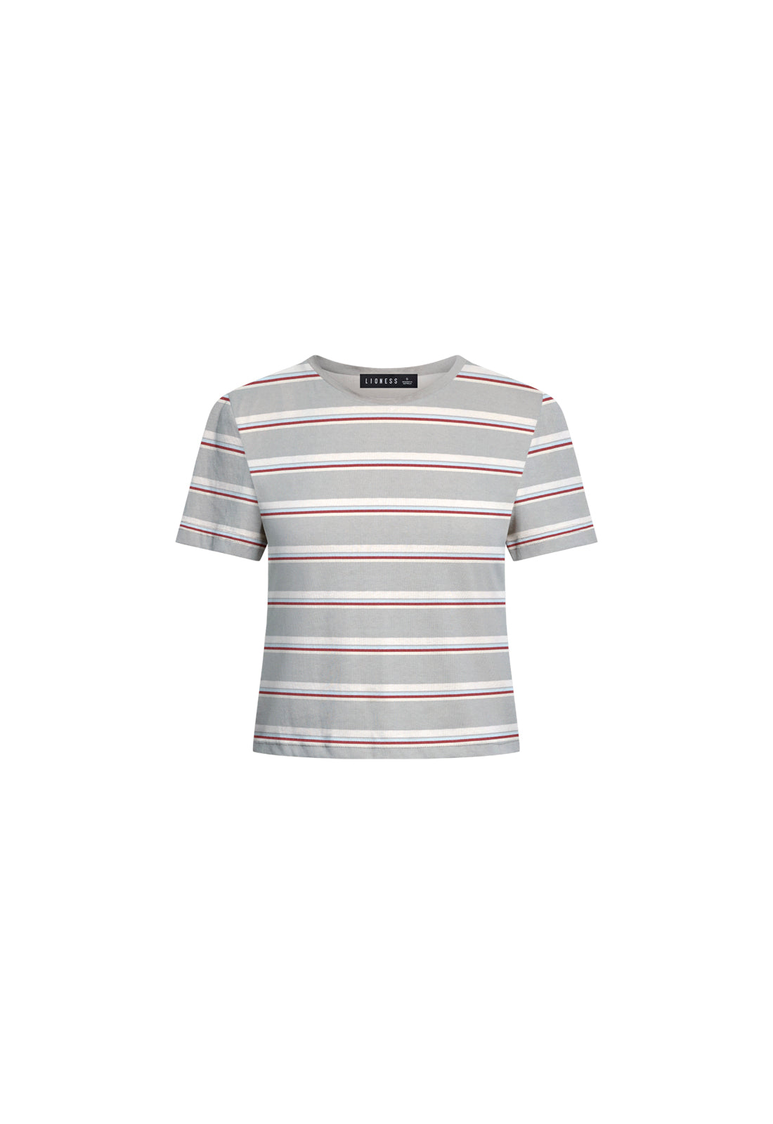 Lioness Fashion Latest LOFT STRIPE TEE - ASH