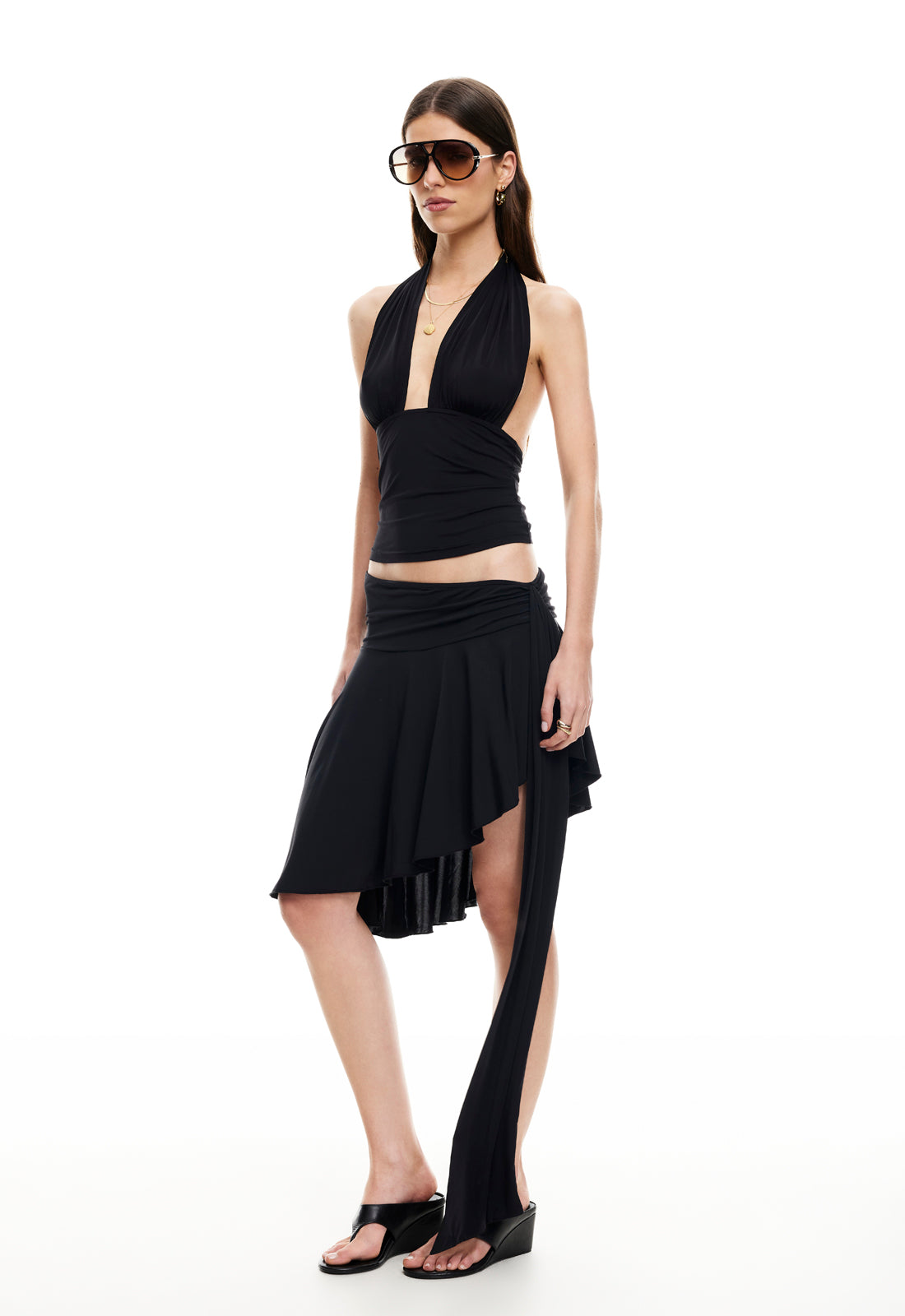Lioness Fashion Popular SAFARI HALTER - NOIR
