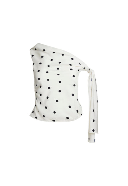 Lioness Fashion Hot Sale REVIVAL CAMI - CREAM POLKA