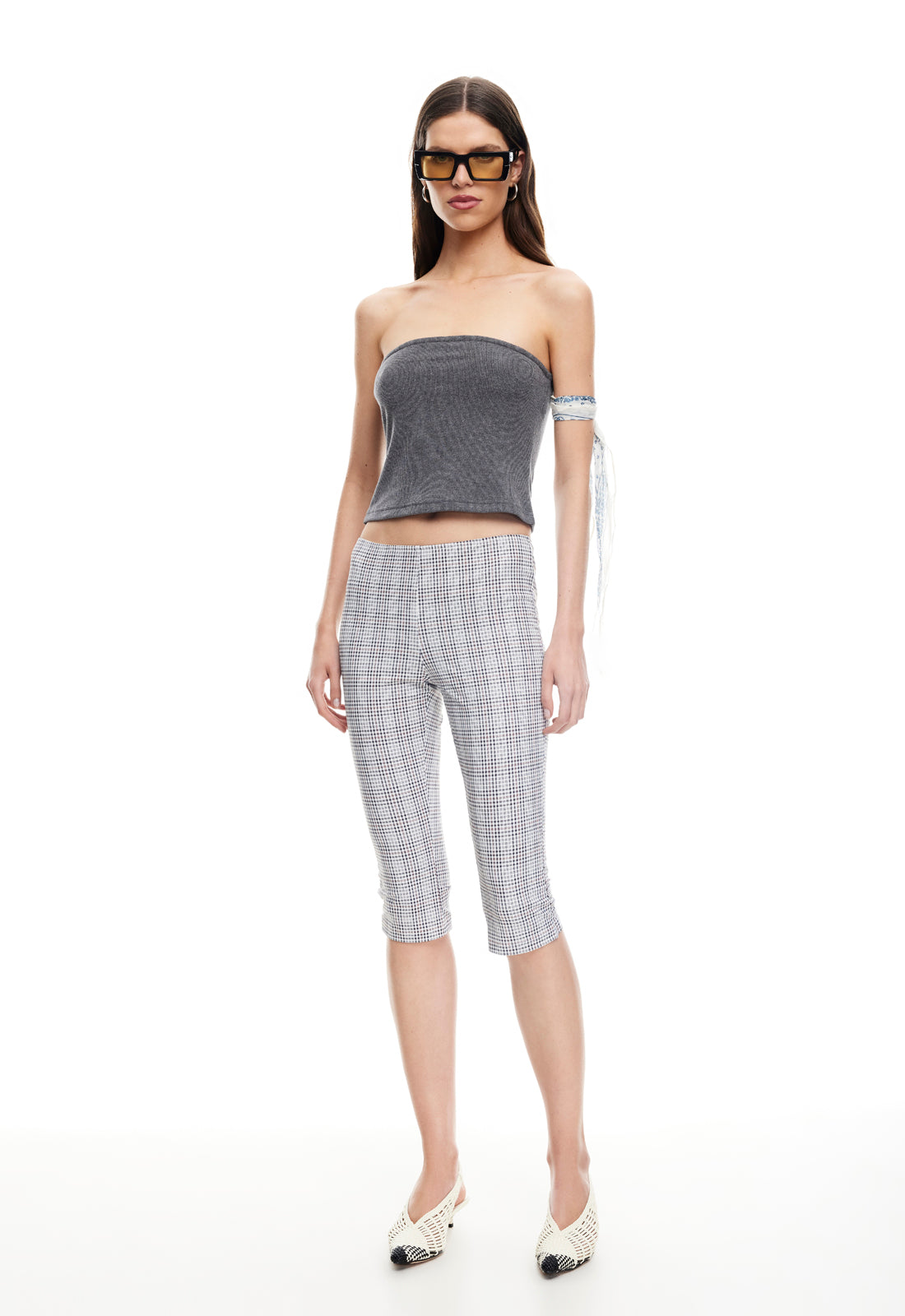 Lioness Fashion Smart Buy SWAY STRAPLESS TOP - ASH