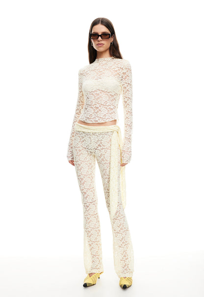 Lioness Fashion Deals BUTTERFLY PANT - LEMONTINI LACE