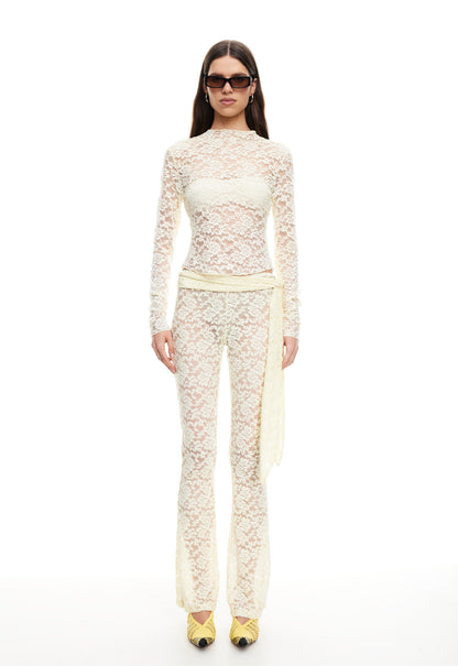 Lioness Fashion Deals BUTTERFLY PANT - LEMONTINI LACE