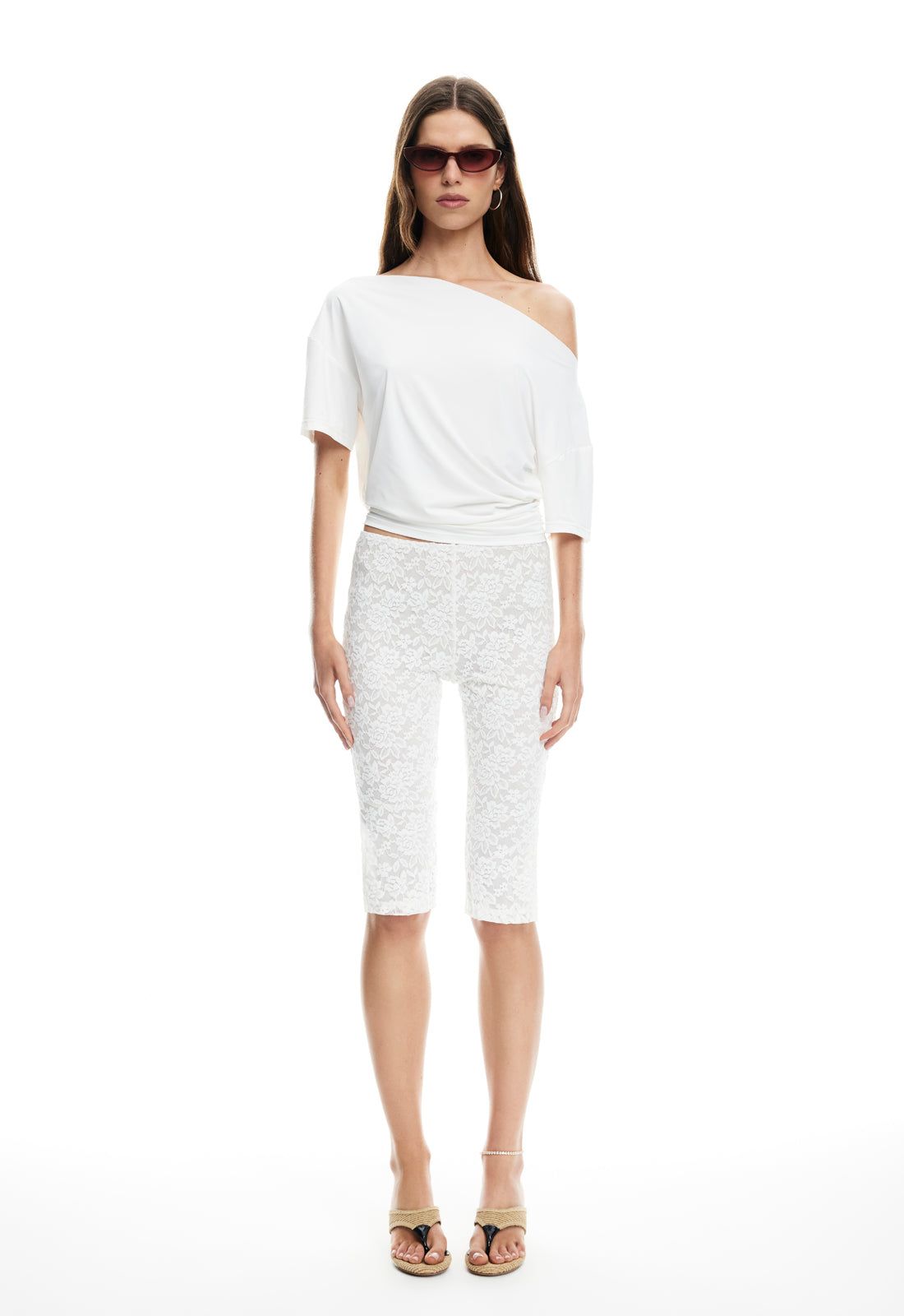 Lioness Fashion Smart Buy BABYDOLL CAPRI - IVORY