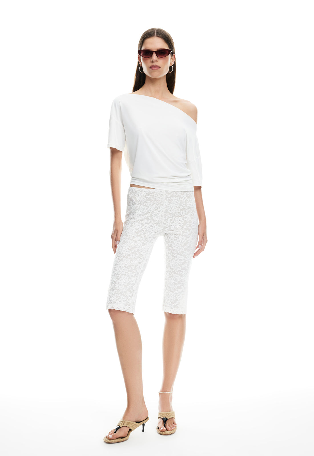 Lioness Fashion Smart Buy BABYDOLL CAPRI - IVORY