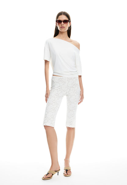 Lioness Fashion Smart Buy BABYDOLL CAPRI - IVORY
