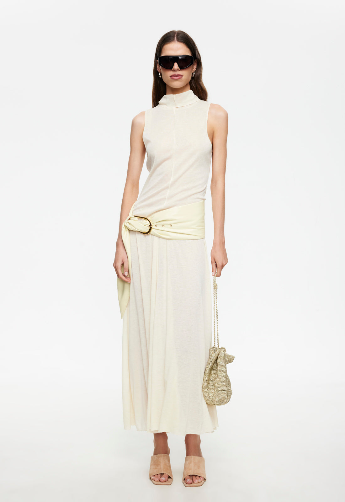 Lioness Fashion Everyday LAST LIGHT MAXI DRESS - CREAM