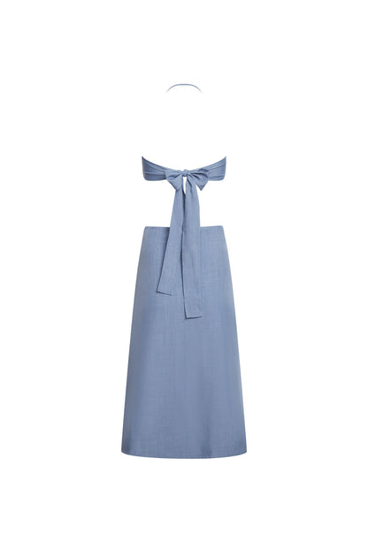 Lioness Fashion Essential MOONLIT MIDI DRESS - SLATE BLUE