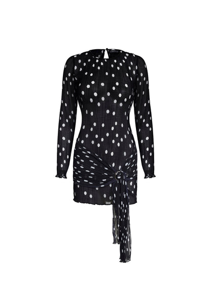 Lioness Fashion Classic FORD MINI DRESS - NOIR POLKA