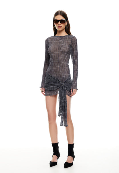 Lioness Fashion Discount FORD MINI DRESS - NOIR PLAID