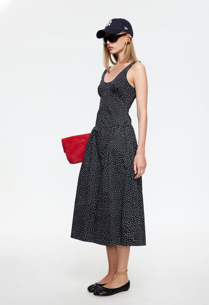 Lioness Fashion Popular LUNA ROSA MAXI DRESS - NOIR POLKA