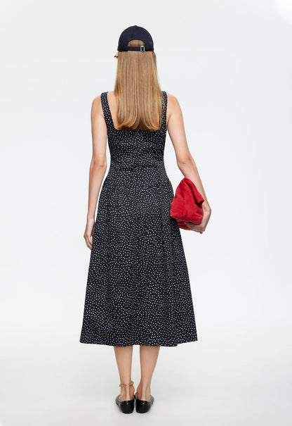Lioness Fashion Popular LUNA ROSA MAXI DRESS - NOIR POLKA