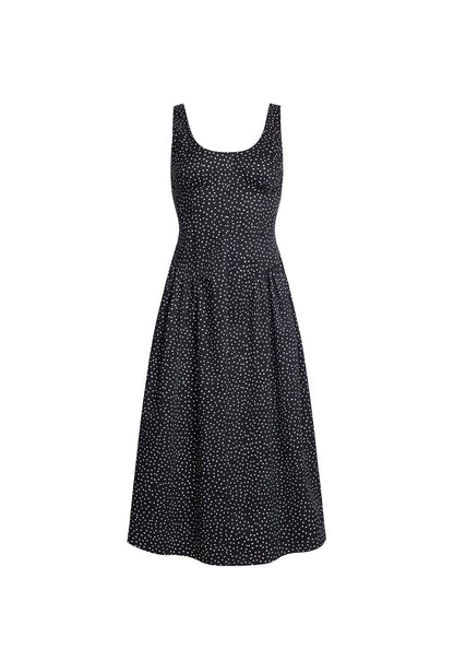 Lioness Fashion Popular LUNA ROSA MAXI DRESS - NOIR POLKA