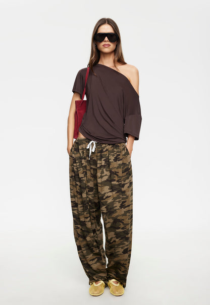 Lioness Fashion Trending WILDLANDS TEE - CHOCOLATE