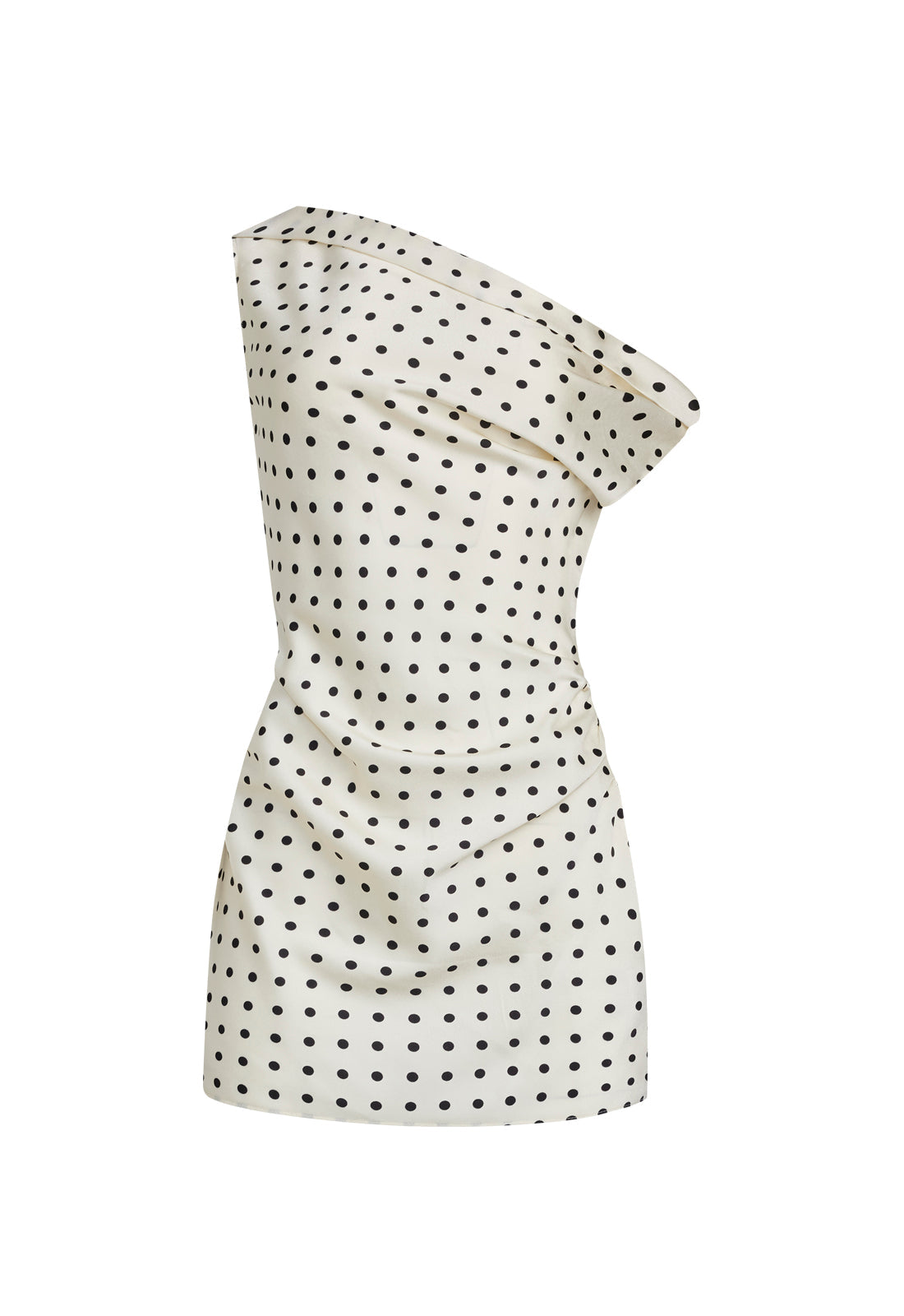 Lioness Fashion Everyday SWEETHEART MINI DRESS - CREAM POLKA