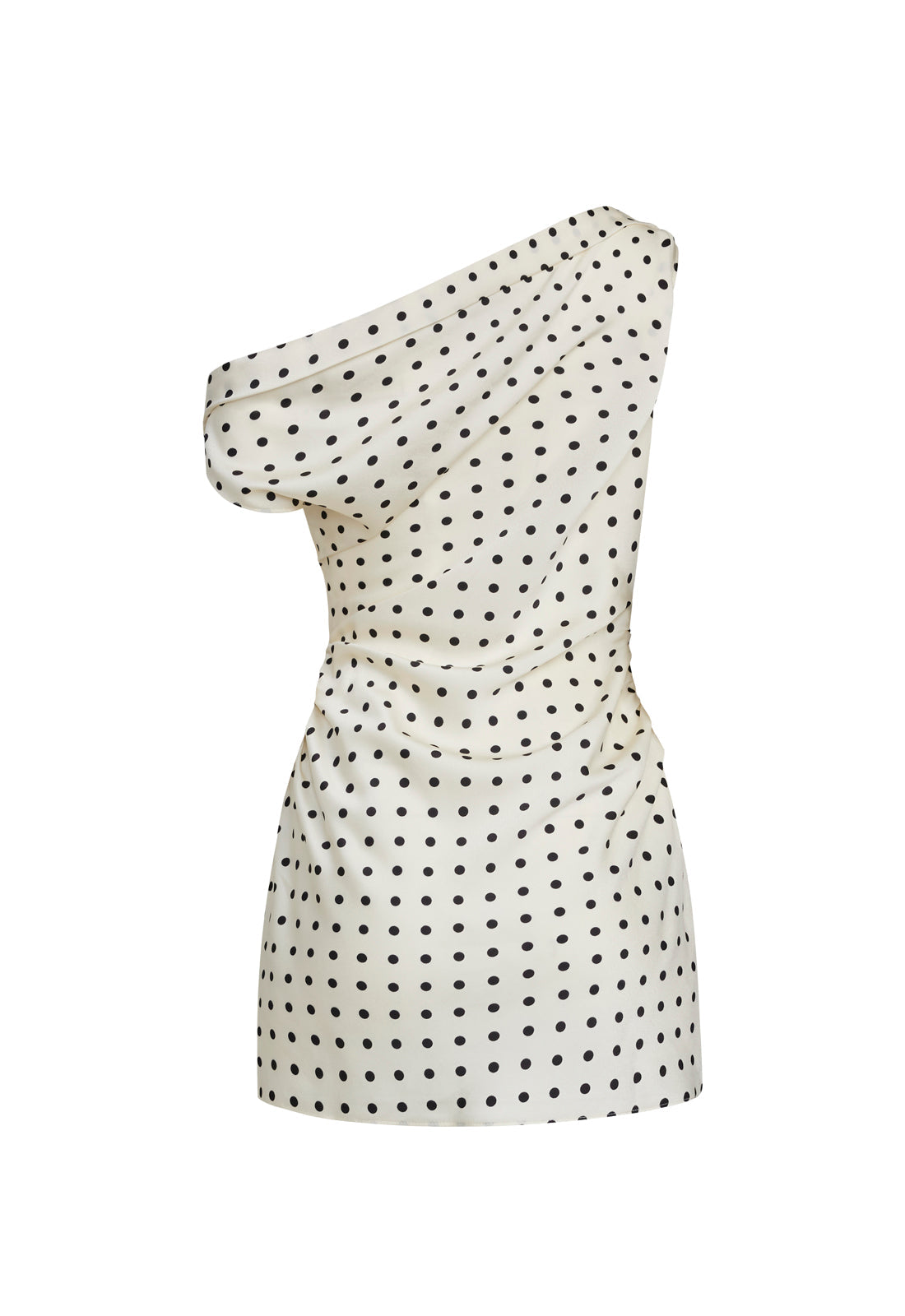 Lioness Fashion Everyday SWEETHEART MINI DRESS - CREAM POLKA
