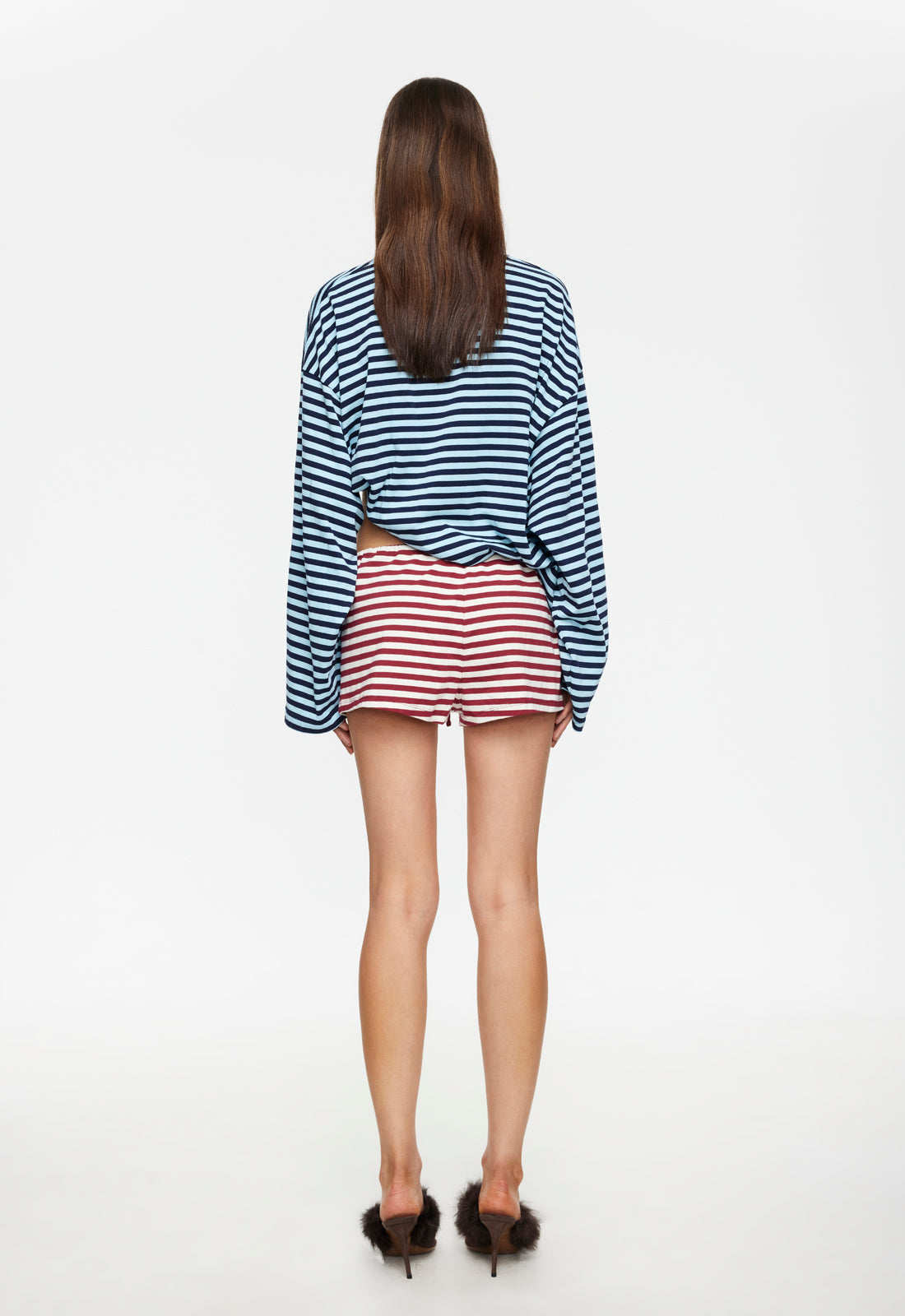 Lioness Fashion Signature KOURT BLOOMERS - WINE STRIPE