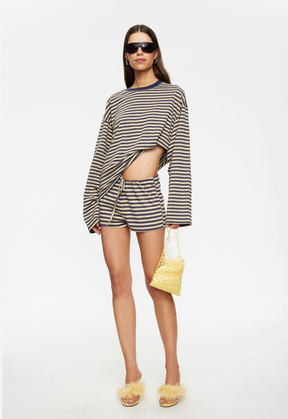 Lioness Fashion Best Price KOURT BLOOMERS - BEIGE STRIPE
