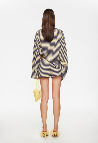 Lioness Fashion Best Price KOURT BLOOMERS - BEIGE STRIPE