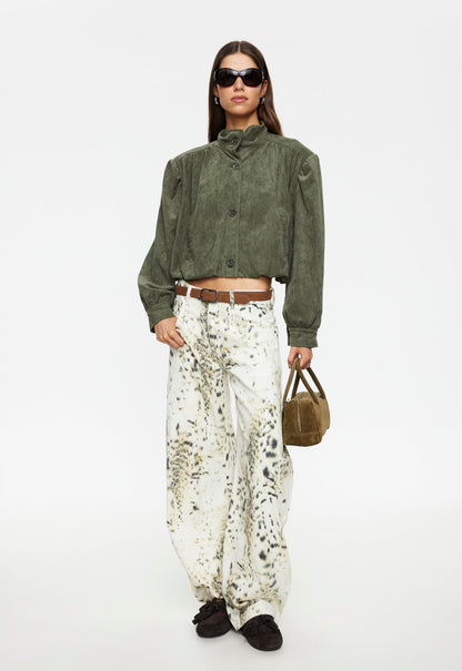 Lioness Fashion Everyday HORSESHOE JEAN - SNOW LEOPARD