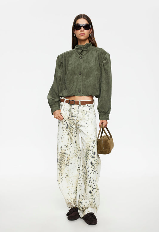 Lioness Fashion Everyday HORSESHOE JEAN - SNOW LEOPARD