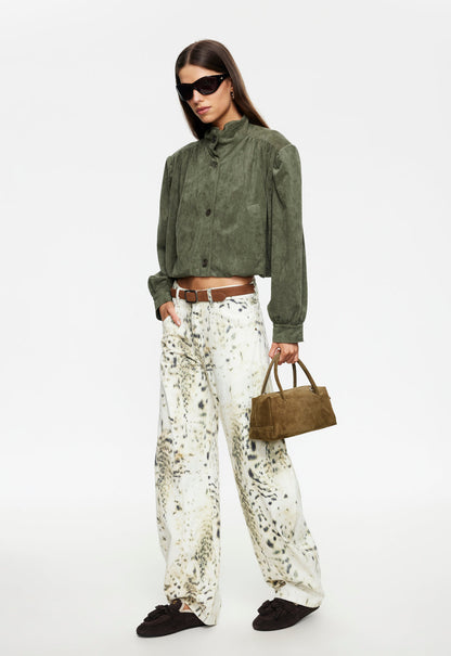 Lioness Fashion Everyday HORSESHOE JEAN - SNOW LEOPARD