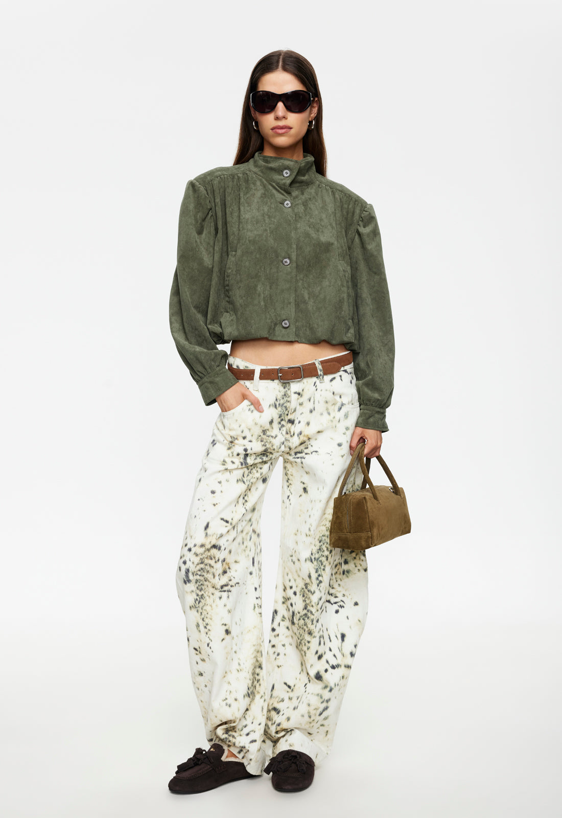 Lioness Fashion Everyday HORSESHOE JEAN - SNOW LEOPARD