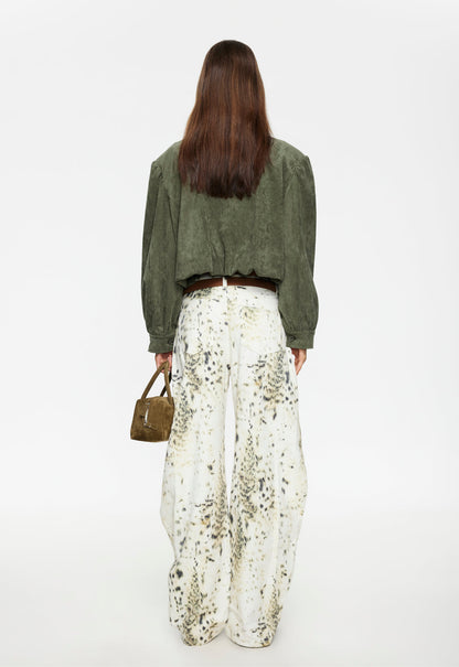 Lioness Fashion Everyday HORSESHOE JEAN - SNOW LEOPARD