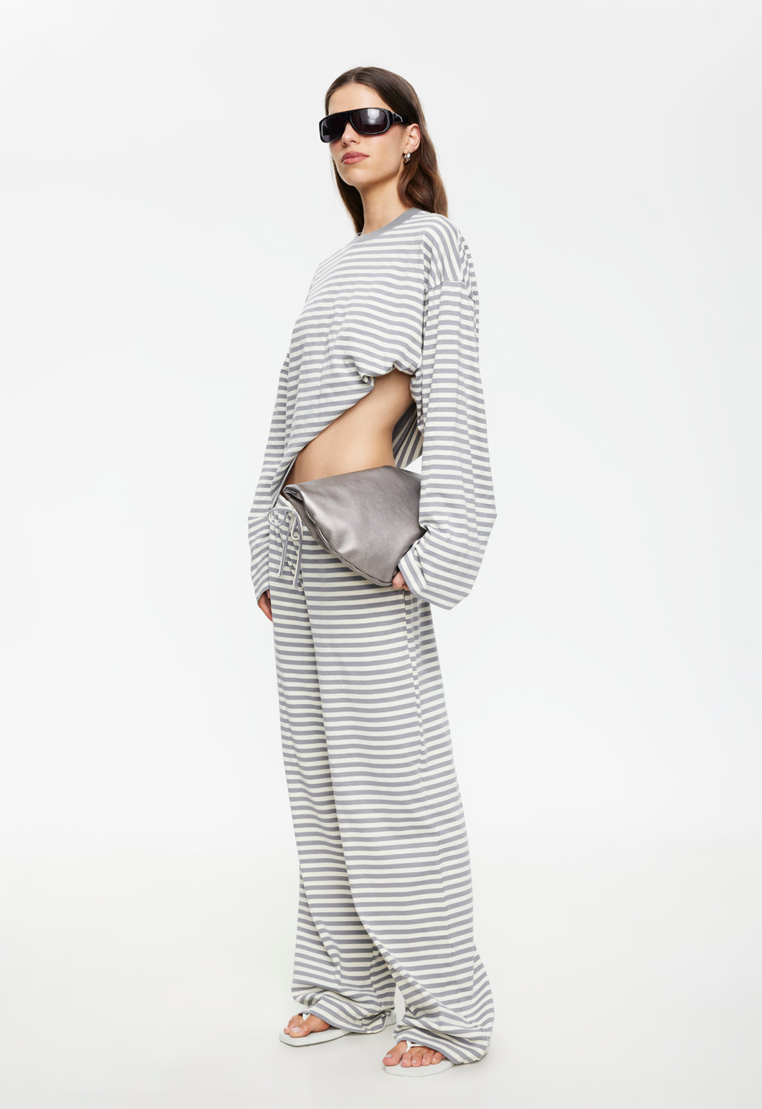 Lioness Fashion Featured BLOOM PANT - ASH STRIPE