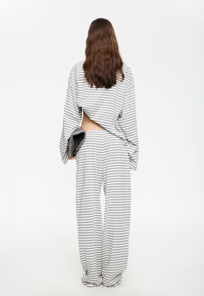Lioness Fashion Featured BLOOM PANT - ASH STRIPE