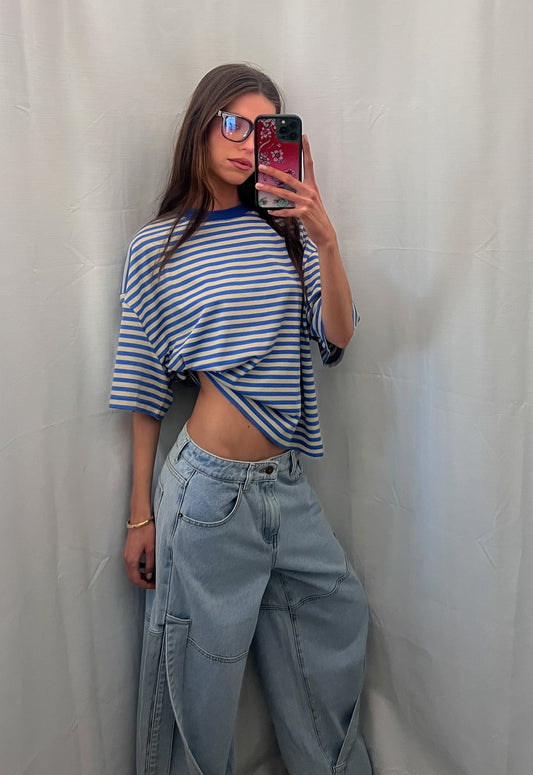 Lioness Fashion Value BLOOM SHORT SLEEVE - MICKEY BLUE STRIPE