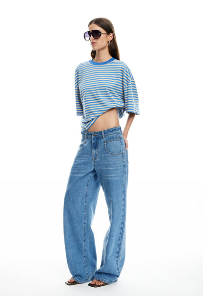 Lioness Fashion Value BLOOM SHORT SLEEVE - MICKEY BLUE STRIPE