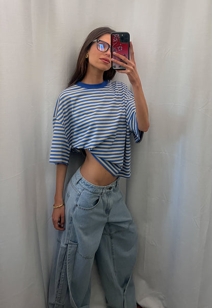 Lioness Fashion Value BLOOM SHORT SLEEVE - MICKEY BLUE STRIPE