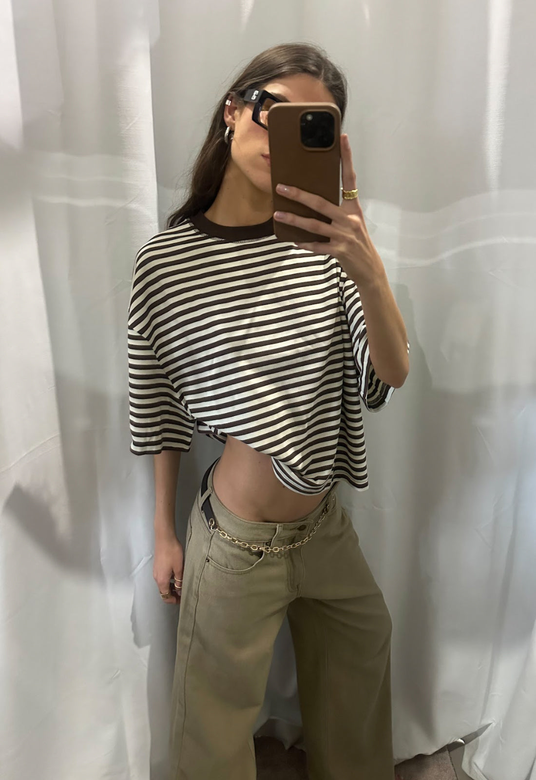 Lioness Fashion Trending BLOOM SHORT SLEEVE - DARK CHOCOLATE