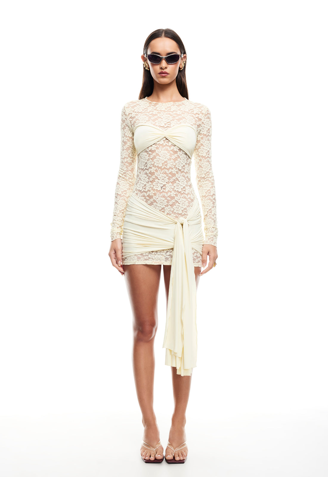 Lioness Fashion Hot Sale MIDNIGHT MINI DRESS - BUTTER