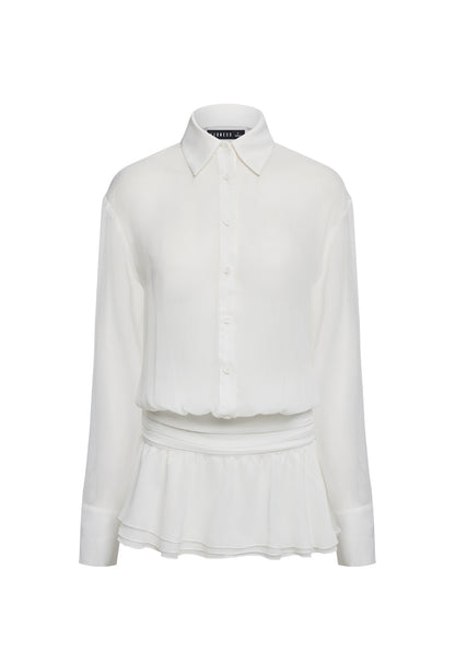 Lioness Fashion Premium GIRLS GIRLS GIRLS MINI DRESS - SNOW