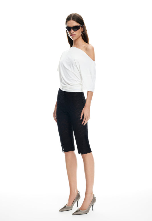 Lioness Fashion Best Price BABYDOLL CAPRI - NOIR
