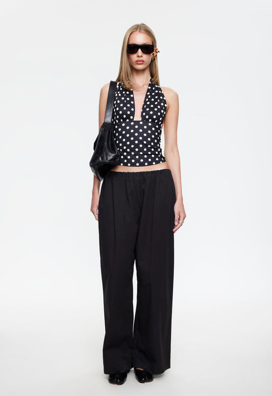 Lioness Fashion Discount SAFARI HALTER - NOIR POLKA
