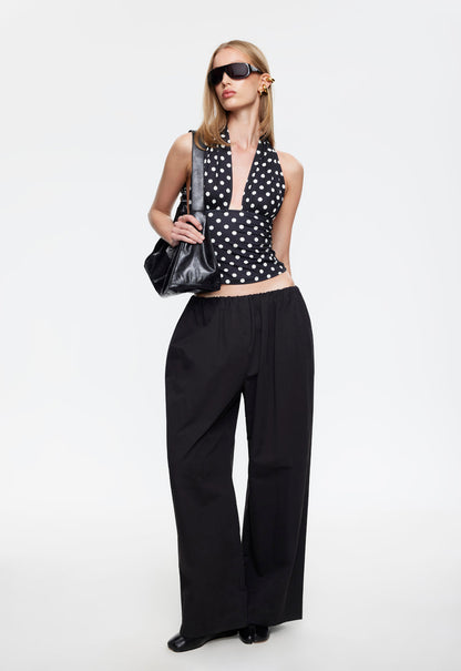 Lioness Fashion Discount SAFARI HALTER - NOIR POLKA