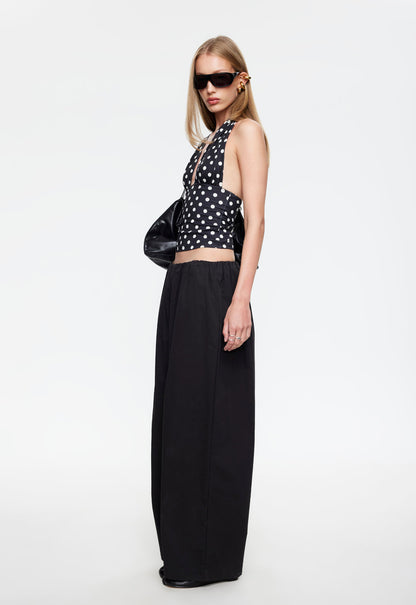 Lioness Fashion Discount SAFARI HALTER - NOIR POLKA