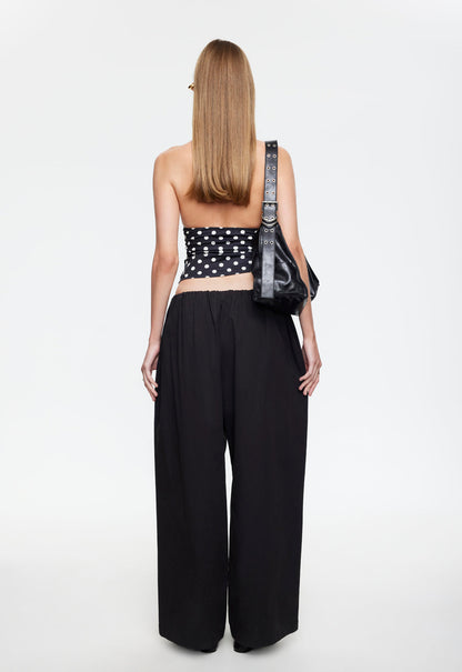 Lioness Fashion Discount SAFARI HALTER - NOIR POLKA